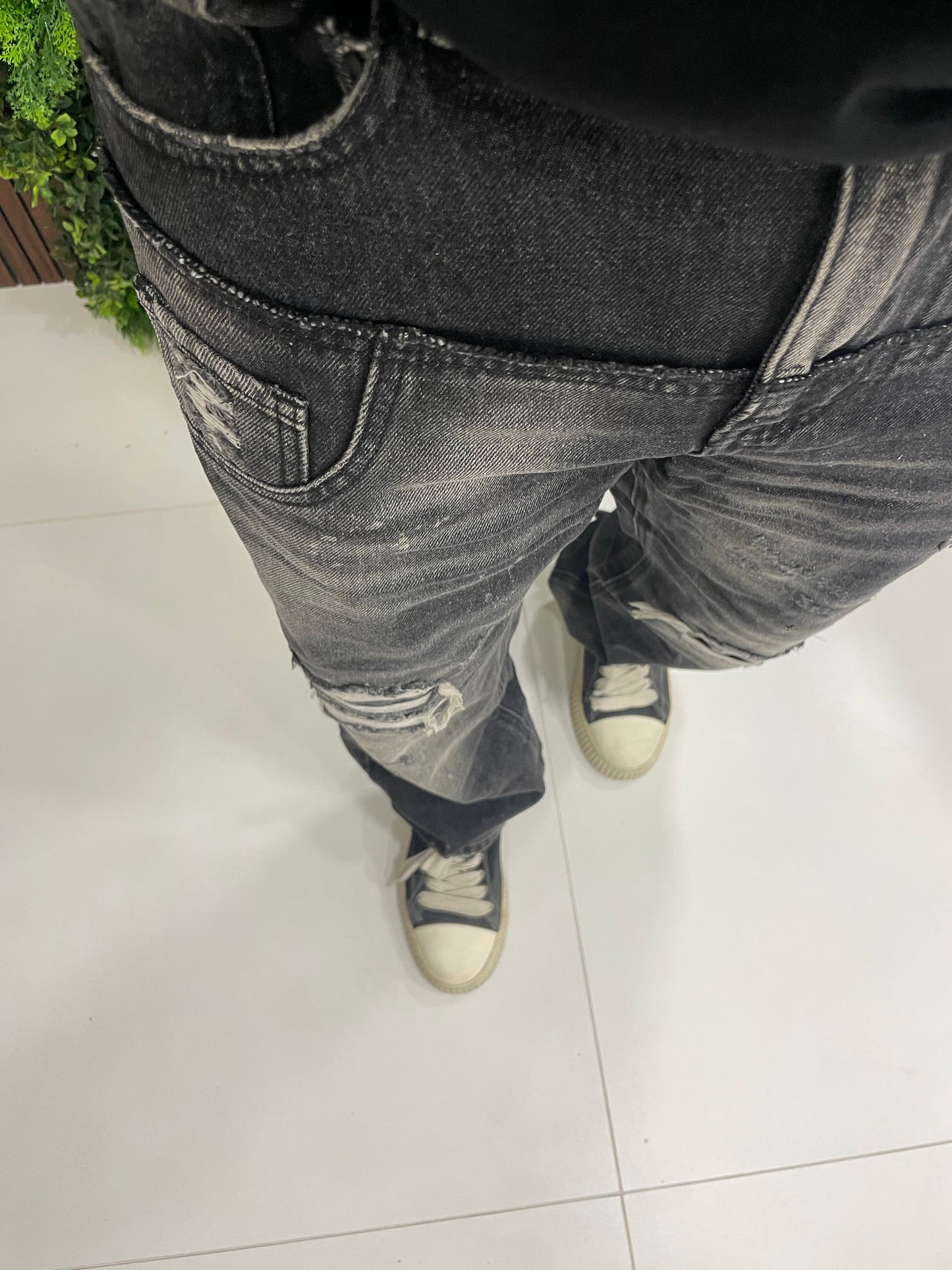 Denim Baggy grigio