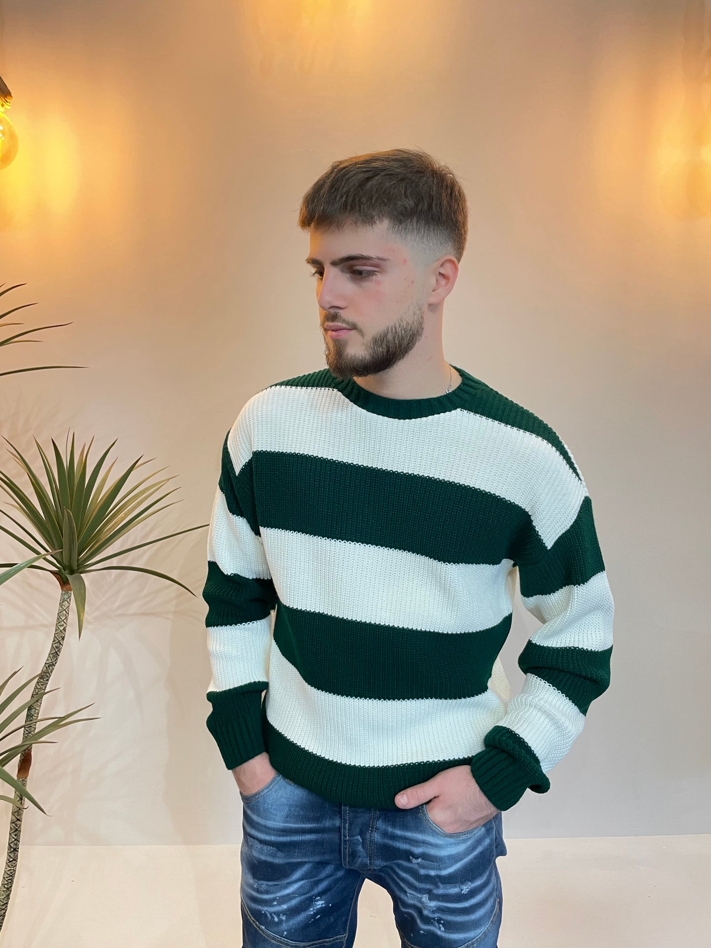 Maglione Bicolore