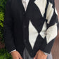Cardigan Geometrico
