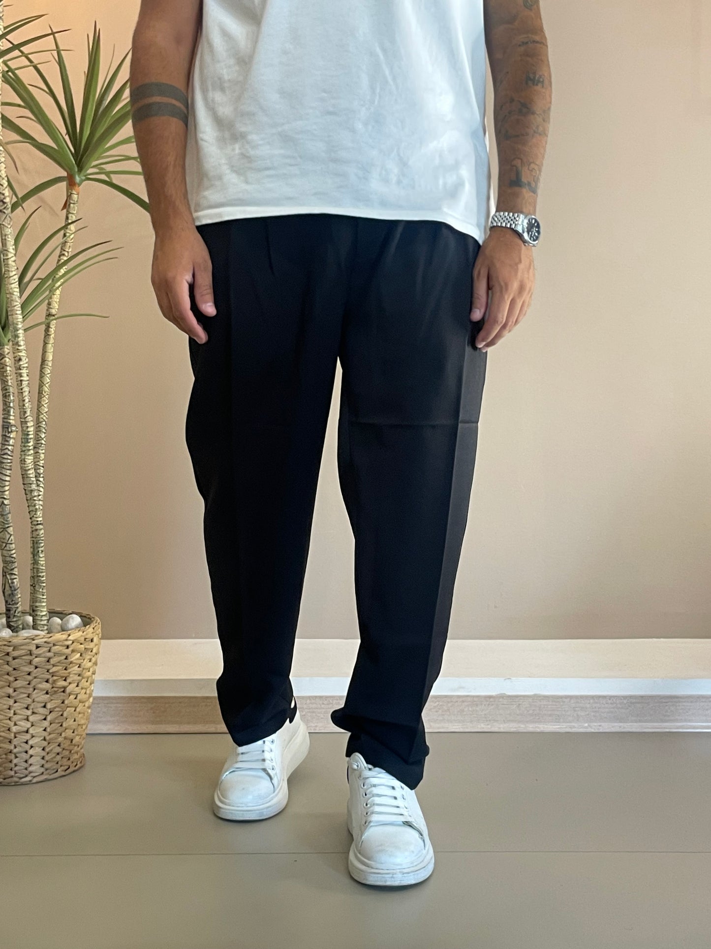 Pantalone Ampio Nero