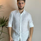 Camicia Colletto Lino