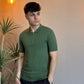 Polo zip filo Verde