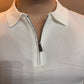 Polo Zip bianco