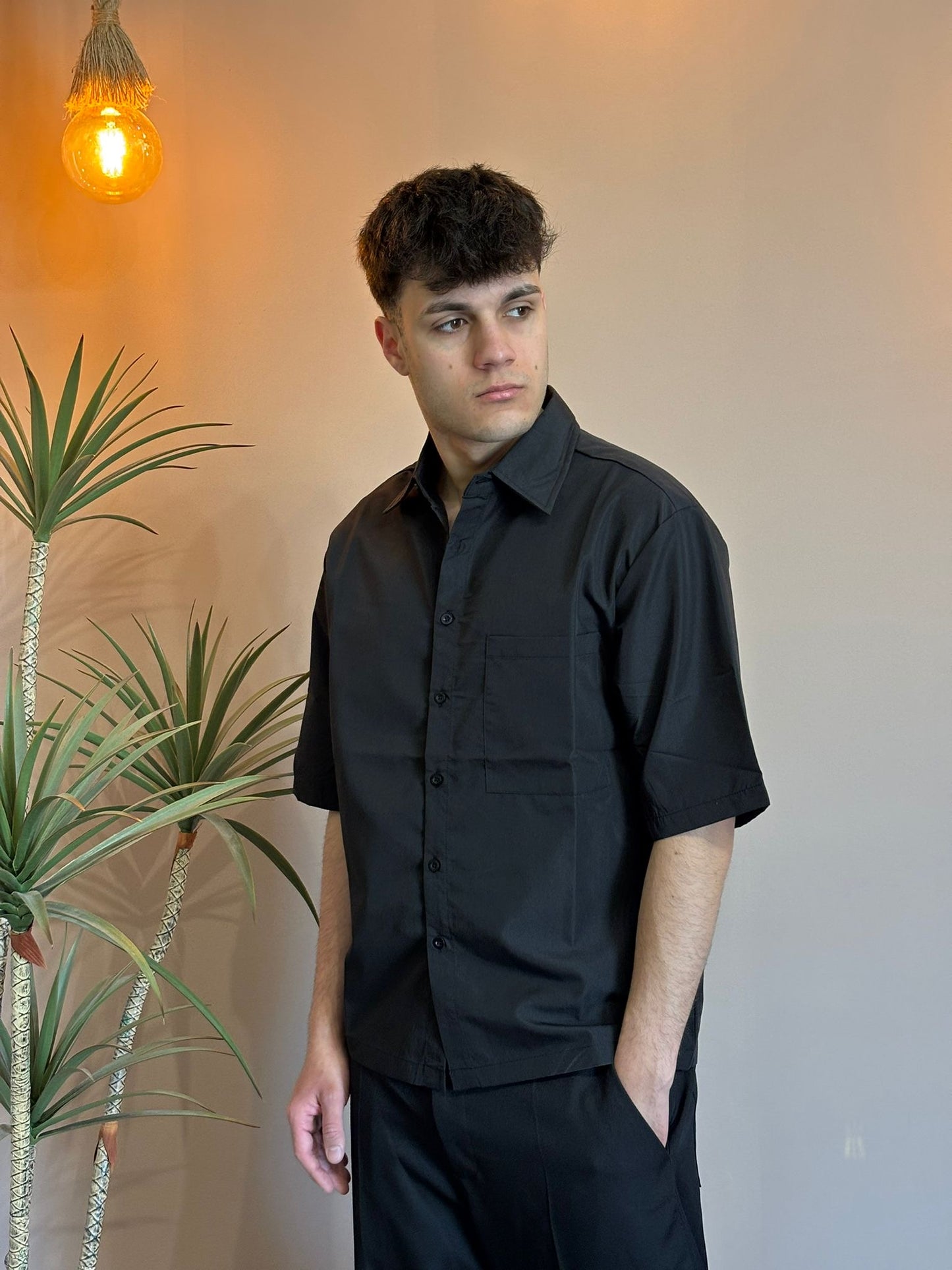Camicia taschino crop