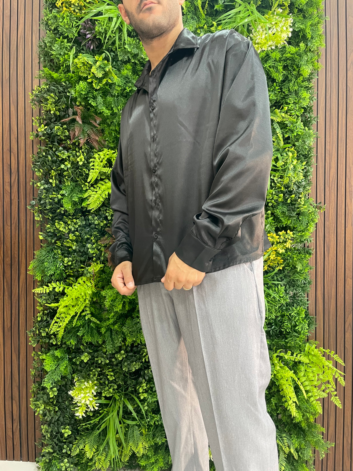 Camicia in raso
