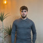 Polo Zip grigio