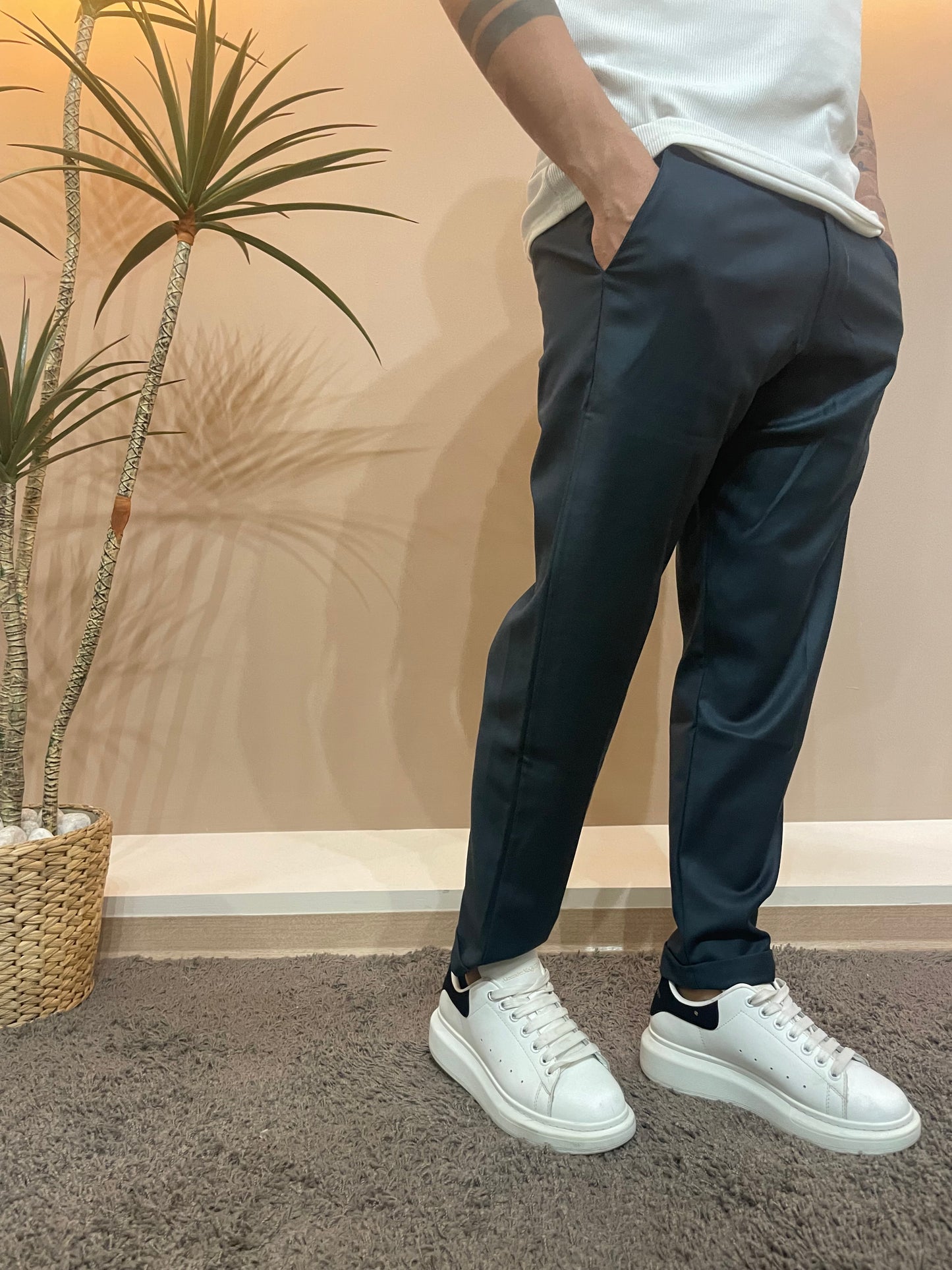 Pantalone TB petrolio